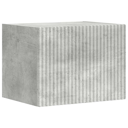 TV Cabinet Set Wall-mounted 5 pcs Concrete Grey Engineered Wood