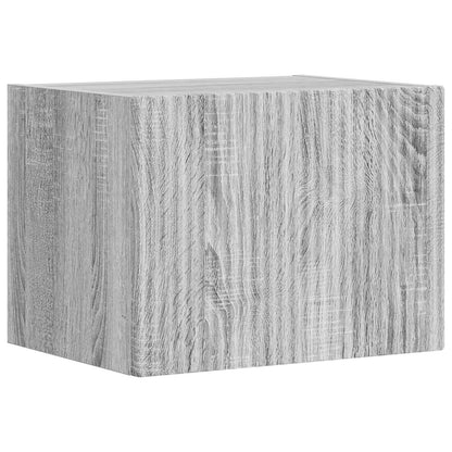 TV Cabinet Set Wall-mounted 5 pcs Grey Sonoma Engineered Wood
