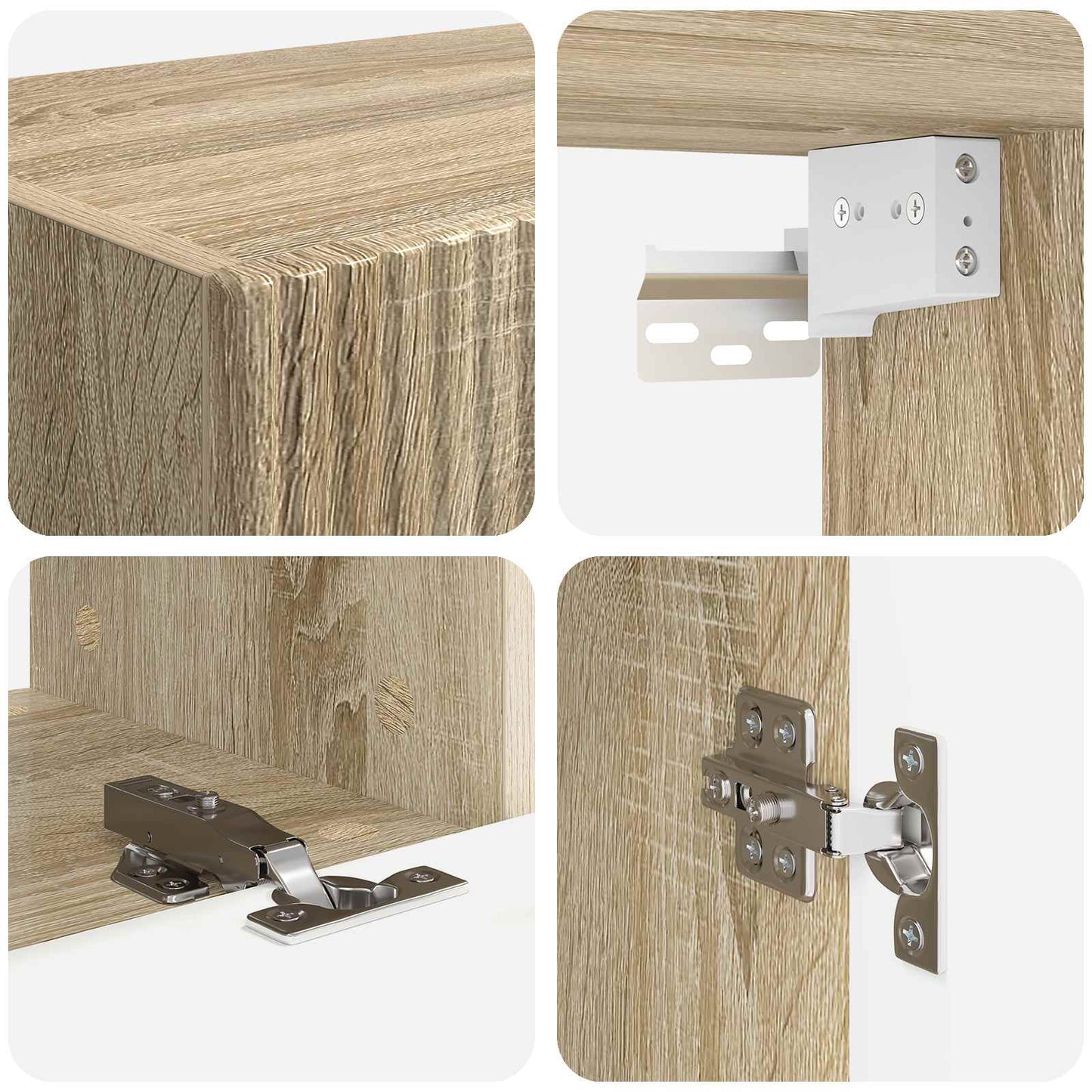 TV Cabinet Set 5 pcs Sonoma Oak Engineered Wood