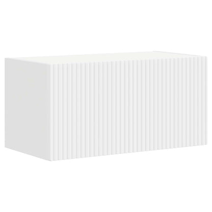 TV Cabinet Set 6 pcs White Engineered Wood