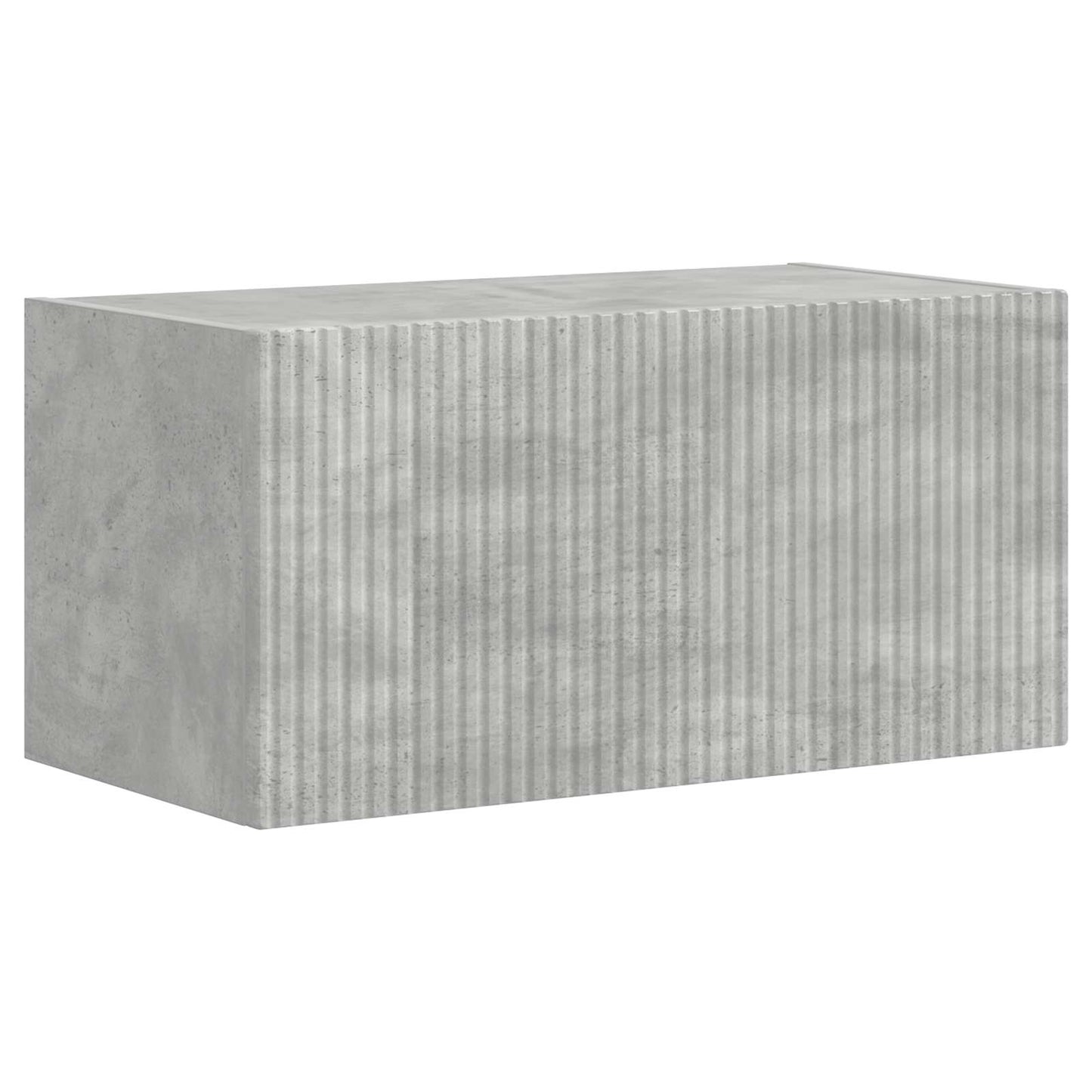 TV Cabinet Set 6 pcs Concrete Grey Engineered Wood