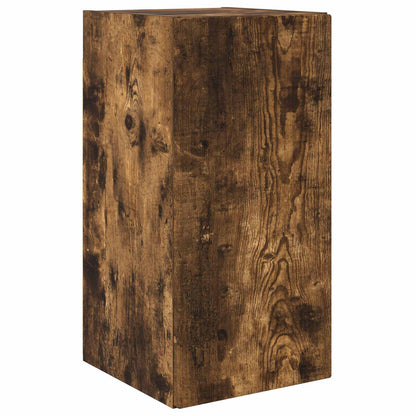 TV Cabinet Set 8 pcs Smoked Oak Engineered Wood