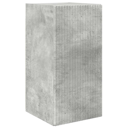 TV Cabinet Set 4 pcs Concrete Grey Engineered Wood