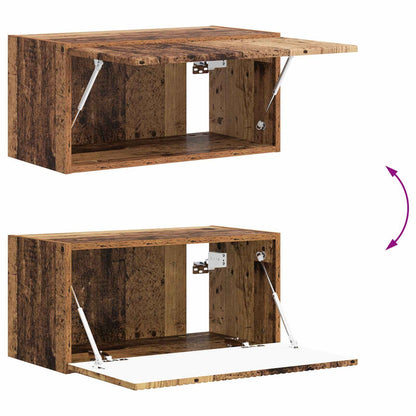 TV Cabinet Set 4 pcs Old Wood Engineered Wood