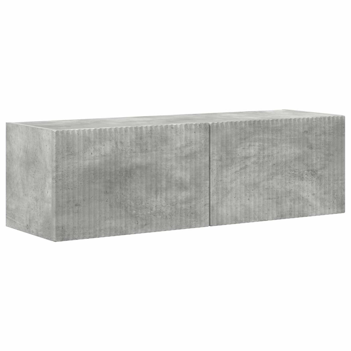 TV Cabinet Set 4 pcs Concrete Grey Engineered Wood