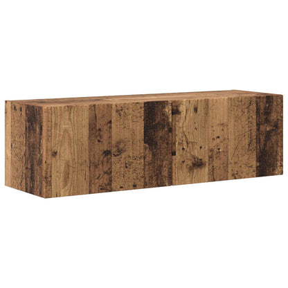TV Cabinet Set 4 pcs Old Wood Engineered Wood