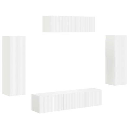 TV Cabinet 5 pcs White