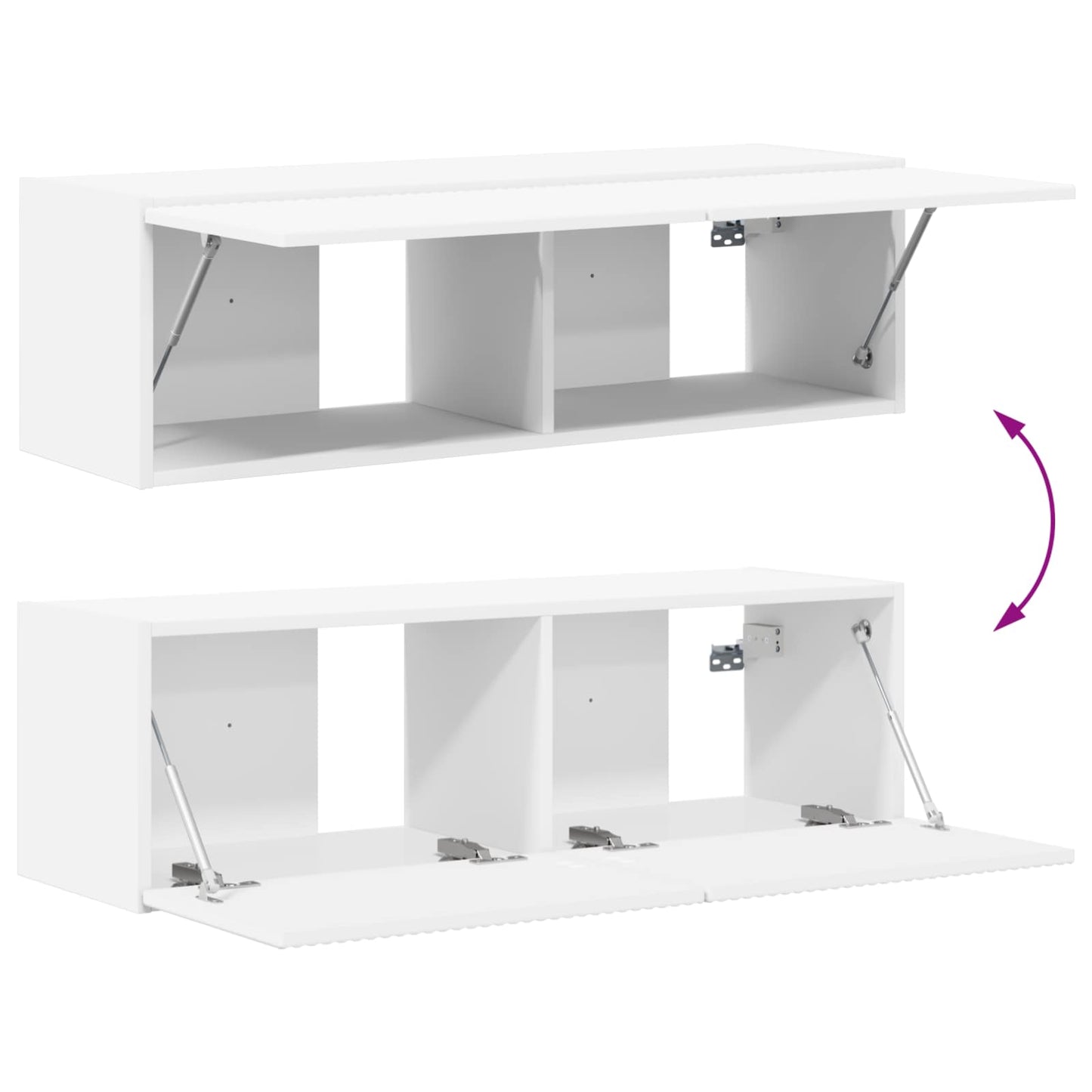 TV Cabinet 5 pcs White