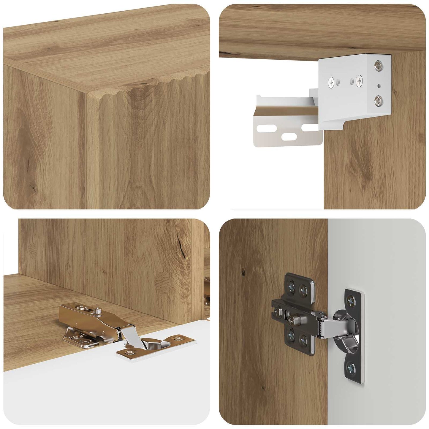 TV Cabinet 5 pcs Artisan Oak