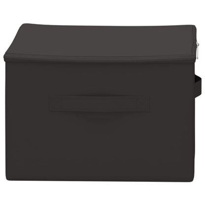 Storage Box 24 pcs Anthracite 43 x 34 x 23 cm Non-woven fabric