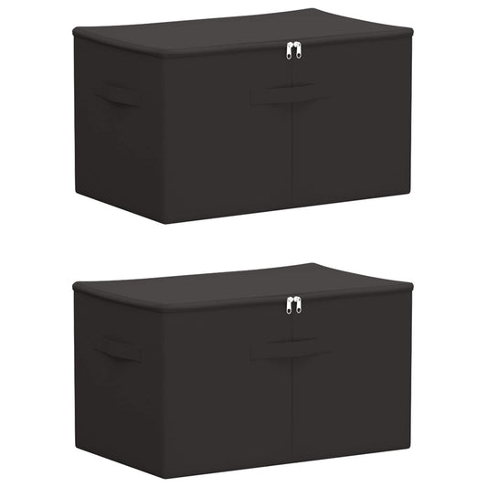 Storage Box 2 pcs Non-woven fabric 55 x 35 x 32 cm 61.6 L