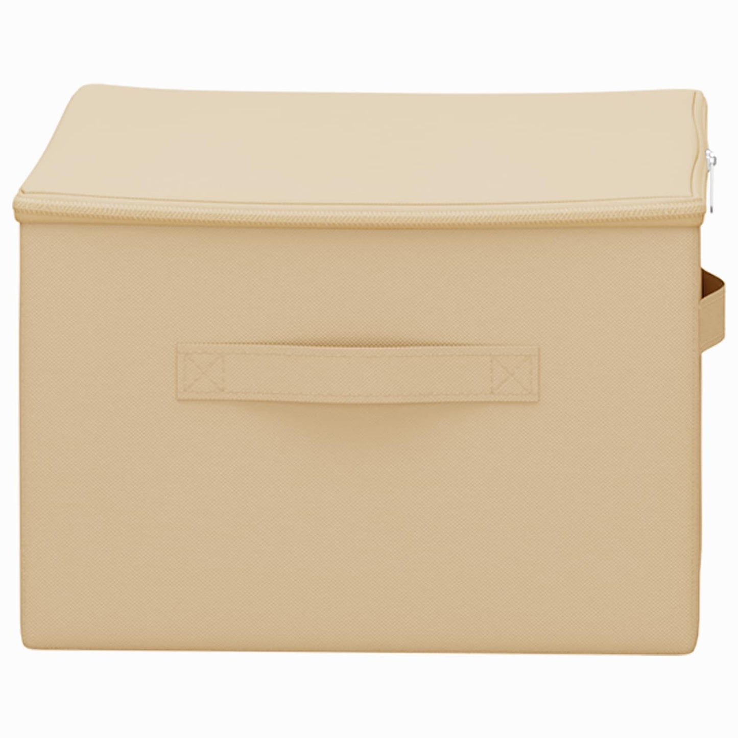Storage Box Cream 43 x 34 x 23 cm Non-woven fabric