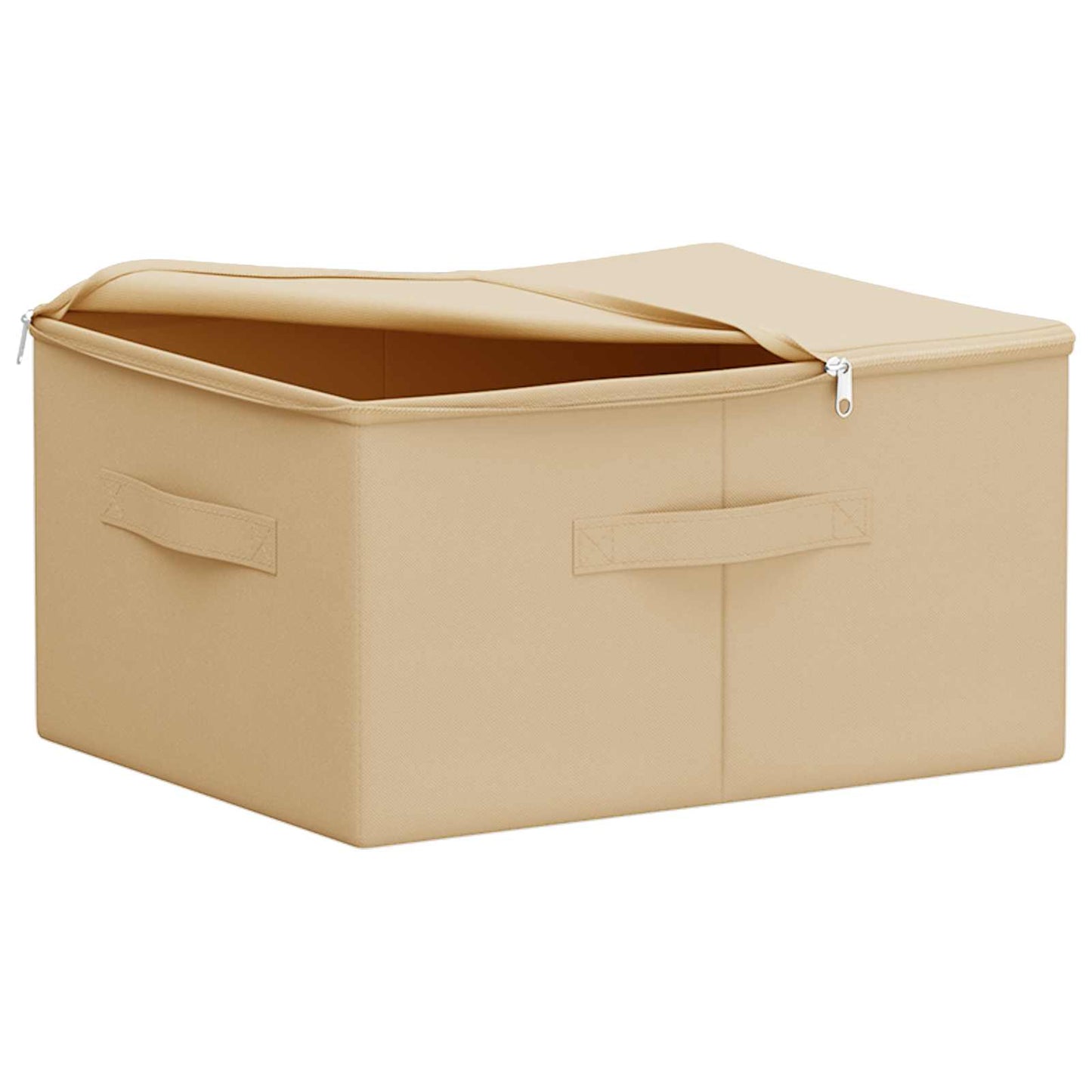 Storage Box 6 pcs Cream 50 x 30 x 25 cm Non-woven fabric