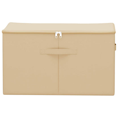 Storage Box 24 pcs Cream 60 x 43 x 35 cm Non-woven fabric