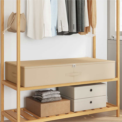 Storage Box 24 pcs Cream 90 x 48 x 15 cm Non-woven fabric