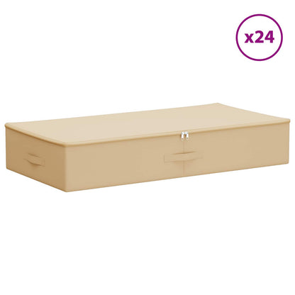 Storage Box 24 pcs Non-woven fabric 90 x 48 x 15 cm 64.8 L