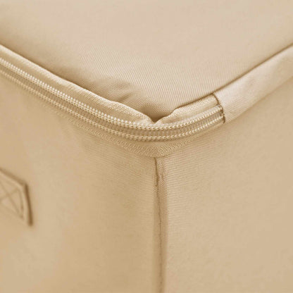 Storage Box 24 pcs Cream 100 x 50 x 18 cm Non-woven fabric
