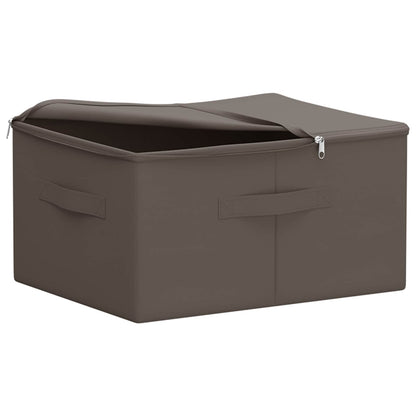 Storage Box 24 pcs Grey 50 x 30 x 25 cm Non-woven fabric