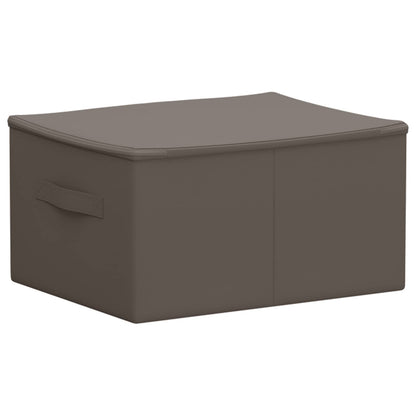 Storage Box 24 pcs Grey 50 x 30 x 25 cm Non-woven fabric