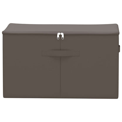 Storage Box 6 pcs Grey 60 x 43 x 35 cm Non-woven fabric