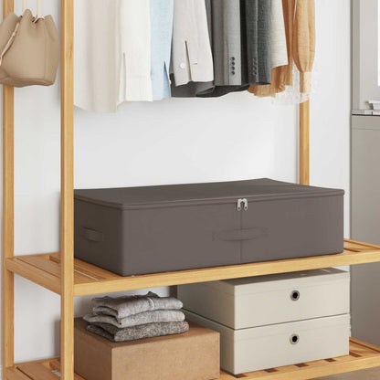Storage Box 6 pcs Grey 70 x 40 x 18 cm Non-woven fabric