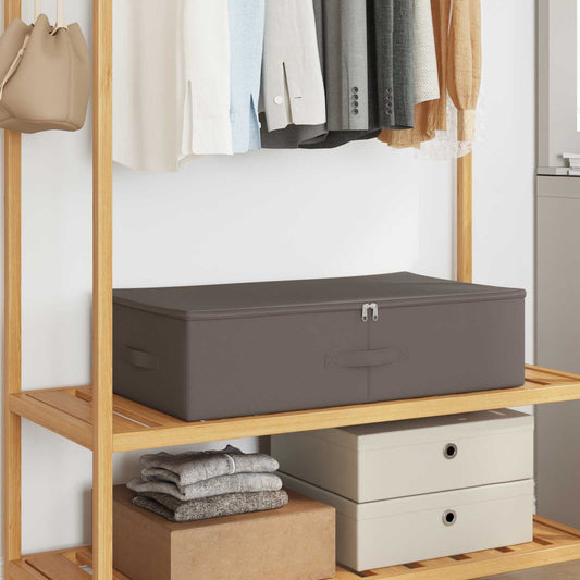 Storage Box 6 pcs Non-woven fabric 70 x 40 x 18 cm 50.4 L Grey