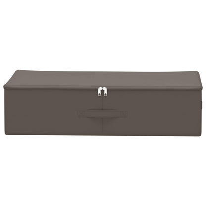 Storage Box 24 pcs Grey 70 x 40 x 18 cm Non-woven fabric