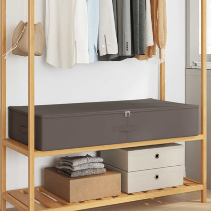 Storage Box 2 pcs Grey 100 x 50 x 18 cm Non-woven fabric