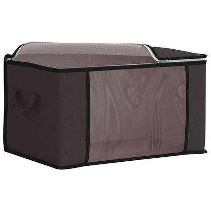 Storage Box with Transparent Side Window Anthracite