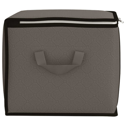 Storage Box with Transparent Side Window Grey 55 x 35 x 32 cm
