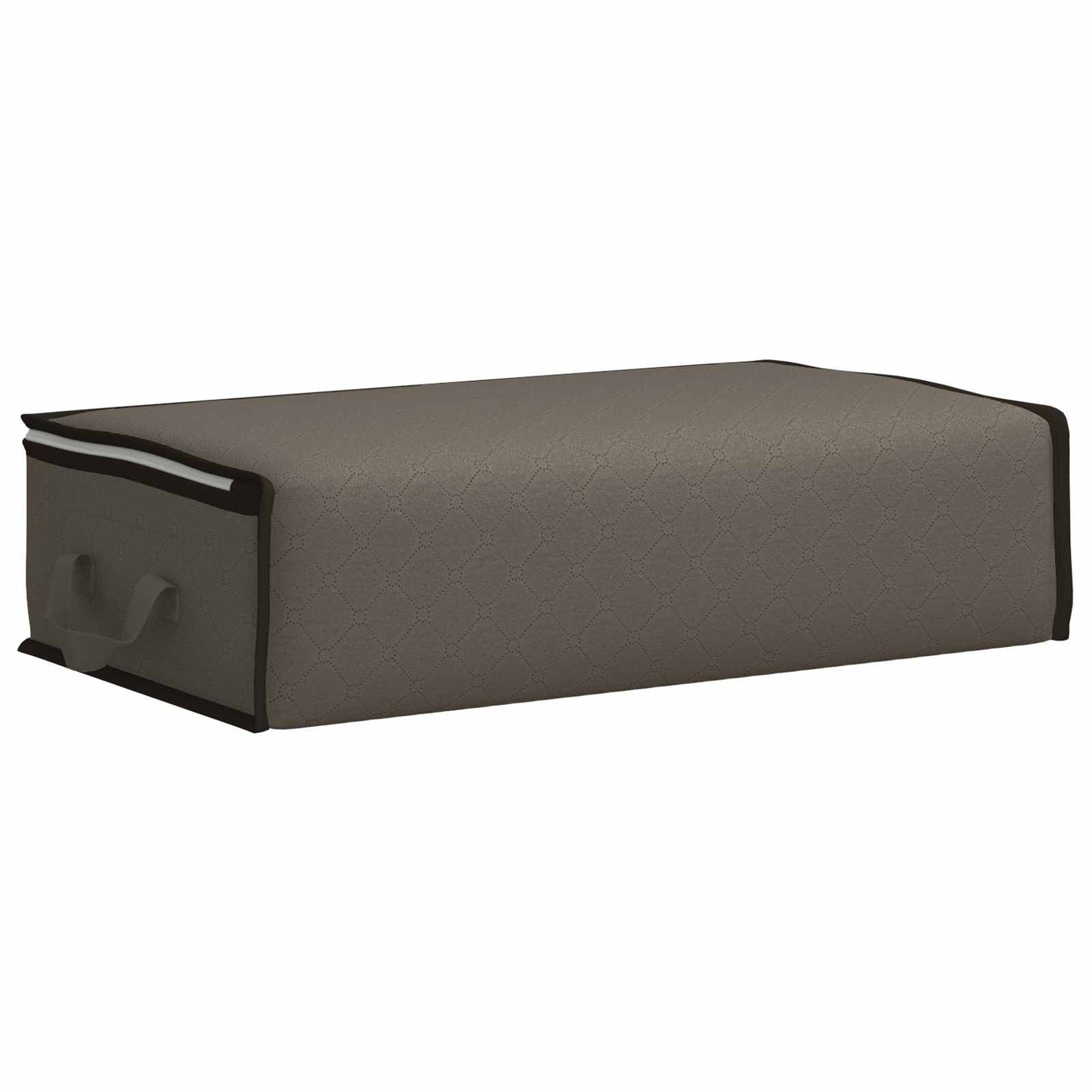 Storage Box with Transparent Side Window Grey 70 x 40 x 18 cm