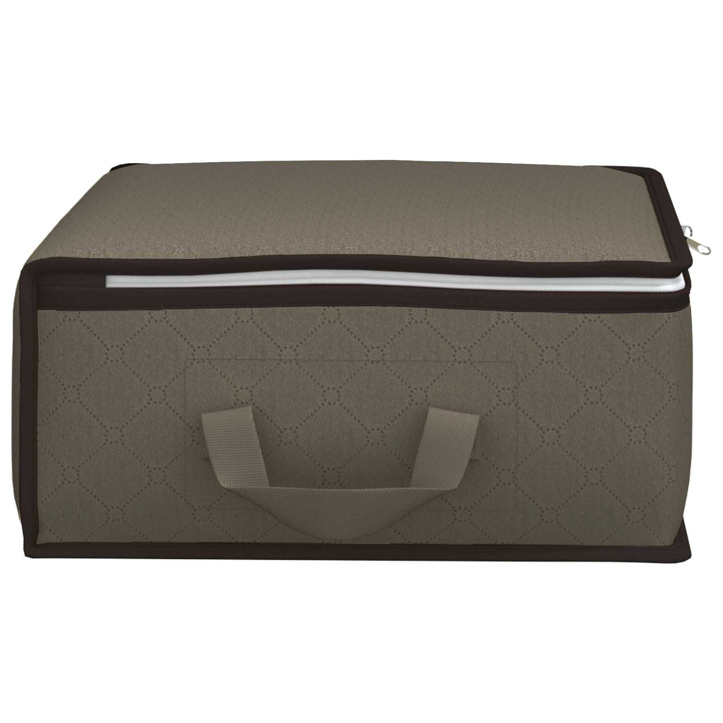 Storage Box with Transparent Side Window Grey 70 x 40 x 18 cm