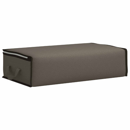 Storage Box with Transparent Side Window 6 pcs Grey