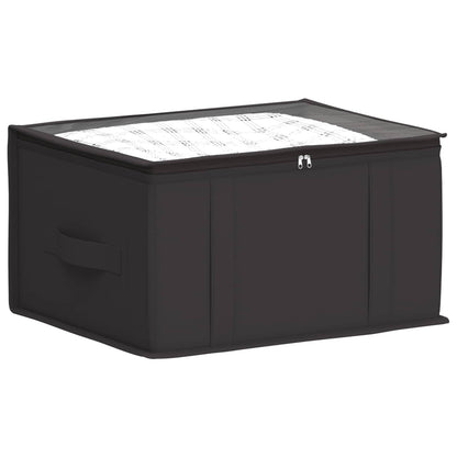 Storage Box with Transparent Top Window 2 pcs Anthracite