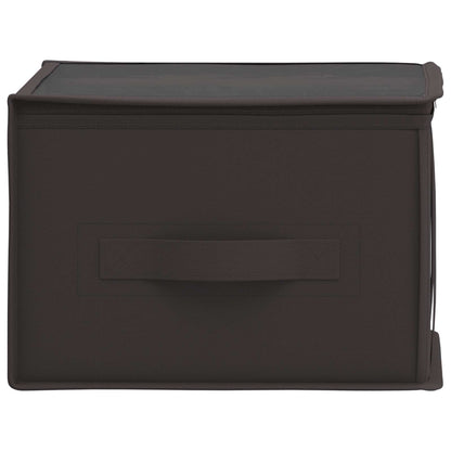 Storage Box with Transparent Top Window 2 pcs Anthracite