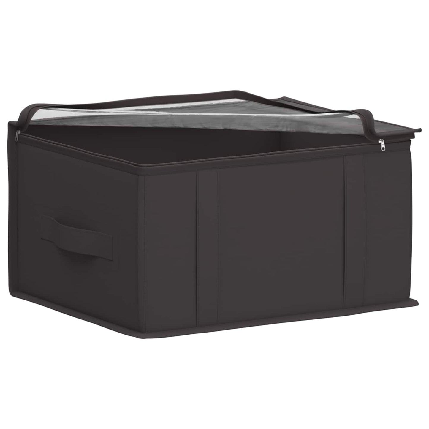 Storage Box with Transparent Top Window Anthracite