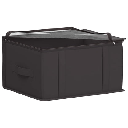 Storage Box with Transparent Top Window Anthracite