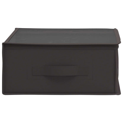 Storage Box with Transparent Top Window 2 pcs Anthracite