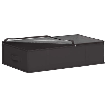 Storage Box with Transparent Top Window 6 pcs Anthracite