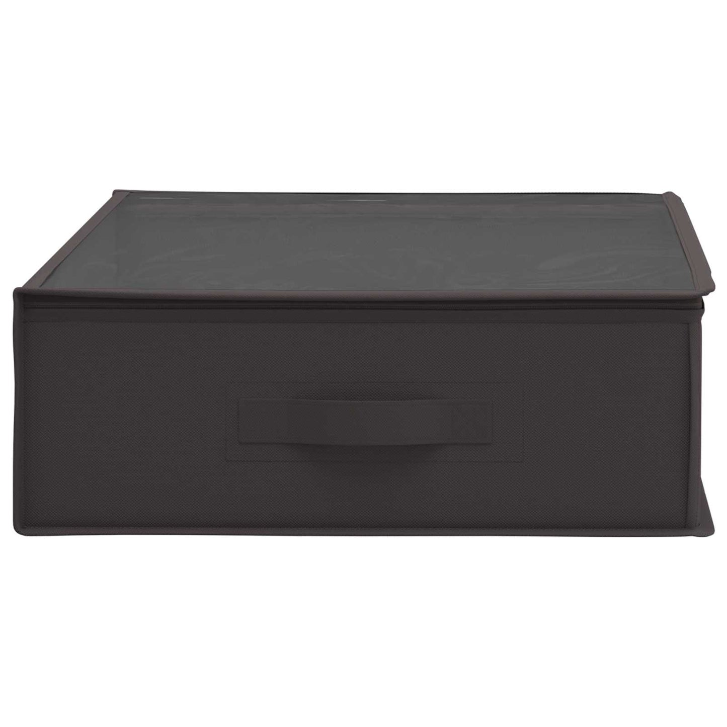 Storage Box with Transparent Top Window 2 pcs Anthracite