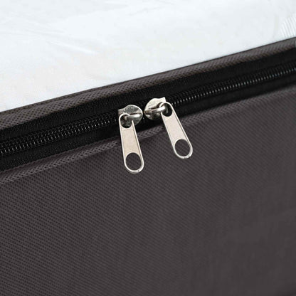 Storage Box with Transparent Top Window 6 pcs Anthracite