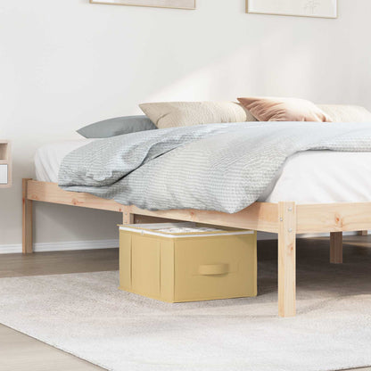 Storage Box with Transparent Top Window 2 pcs Cream
