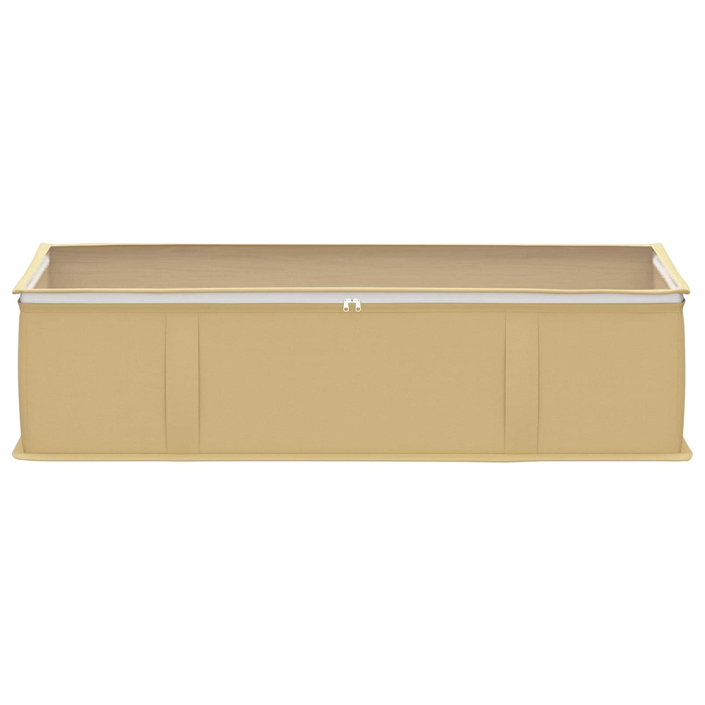 Storage Box with Transparent Top Window Cream 70 x 40 x 18 cm