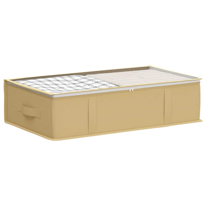 Storage Box with Transparent Top Window Cream 70 x 40 x 18 cm