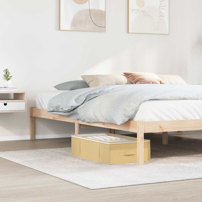 Storage Box with Transparent Top Window 2 pcs Cream