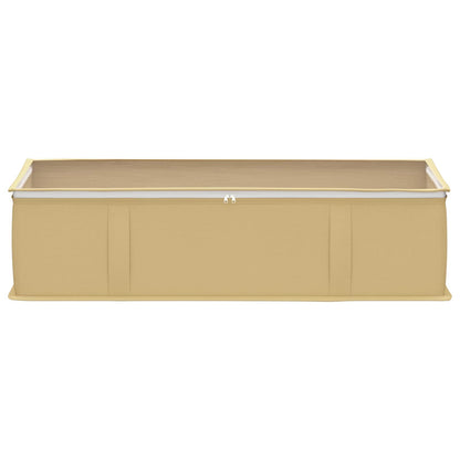 Storage Box with Transparent Top Window 6 pcs Cream