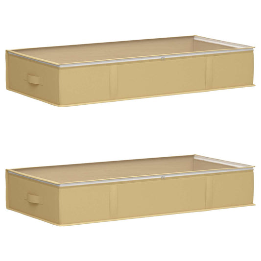 Storage Box with Transparent Top Window 2 pcs Non-woven fabric