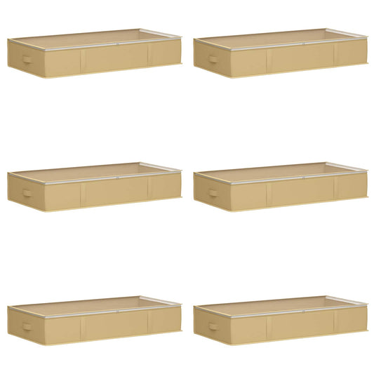 Storage Box with Transparent Top Window 6 pcs Non-woven fabric