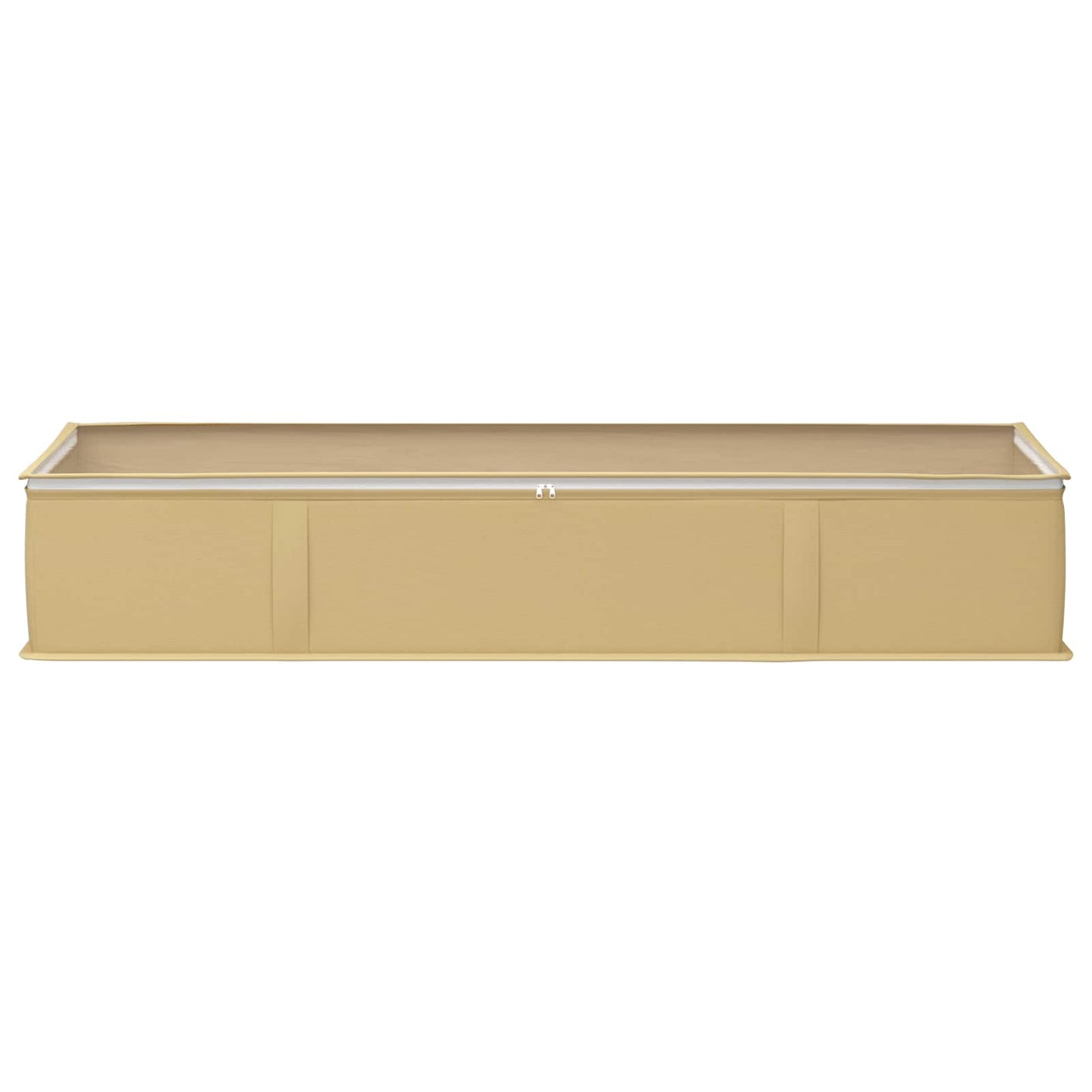 Storage Box with Transparent Top Window 6 pcs Cream