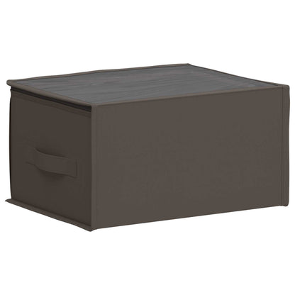Storage Box with Transparent Top Window Grey 43 x 34 x 23 cm